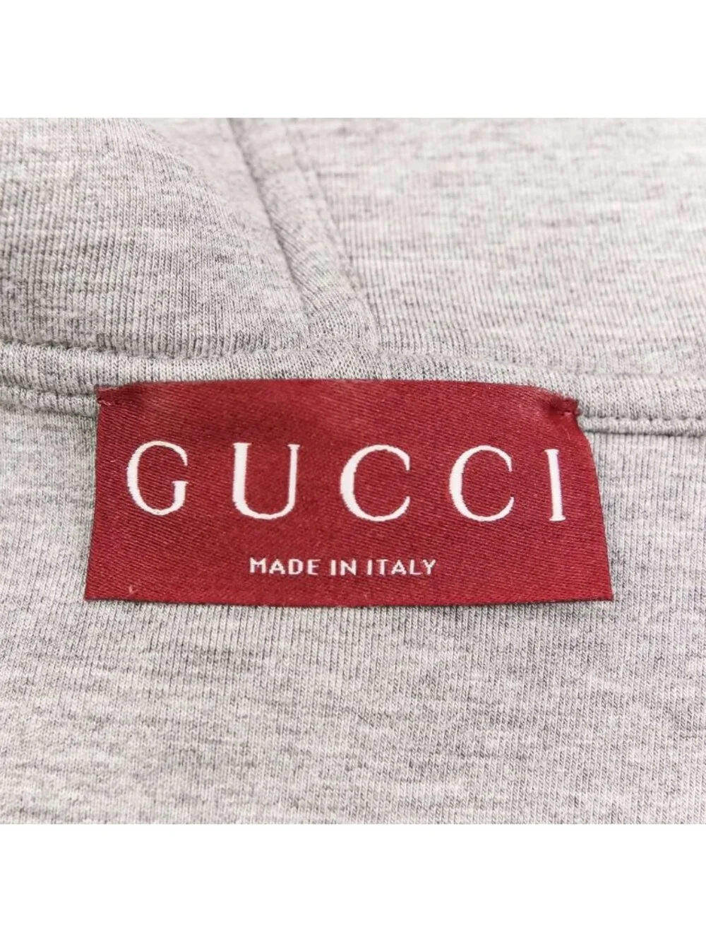 Gucci Jersey Sweatshirt Zip Hoodie S Gray